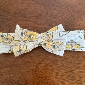 Kids Lion Print Bow Headband